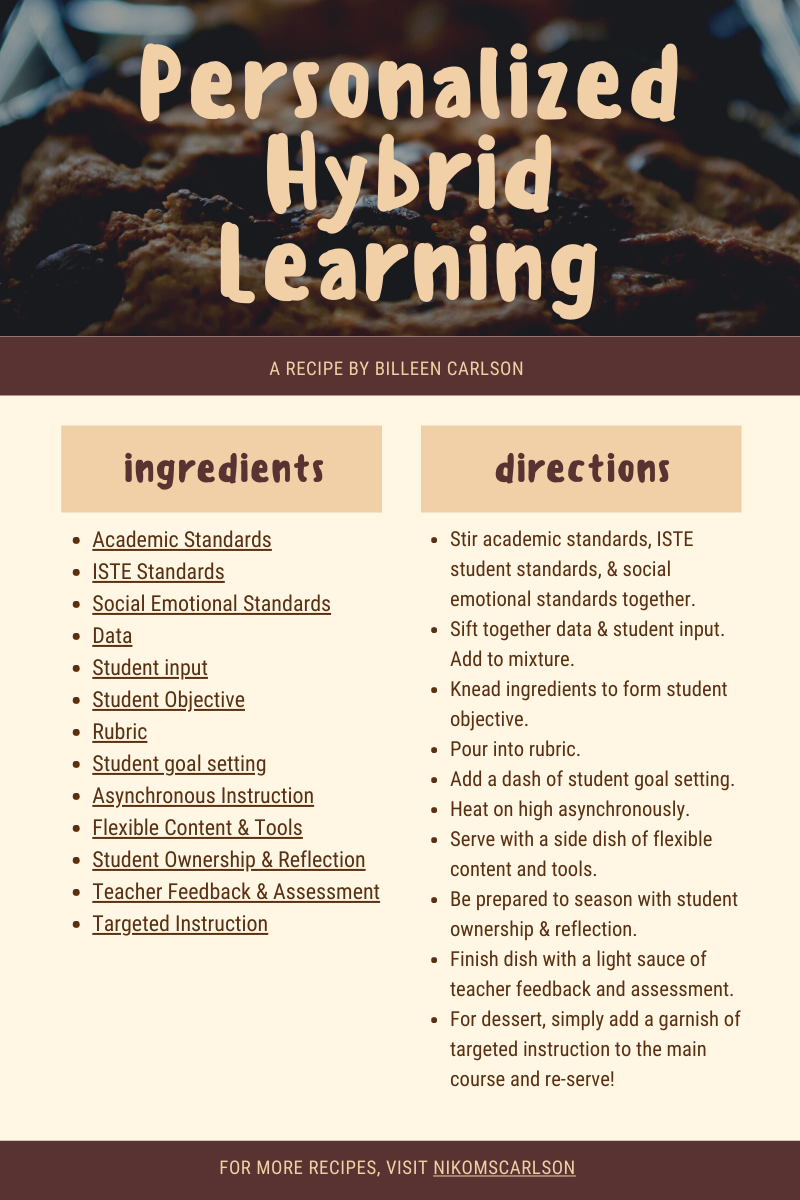 The Recipe for Personalized Hybrid Learning