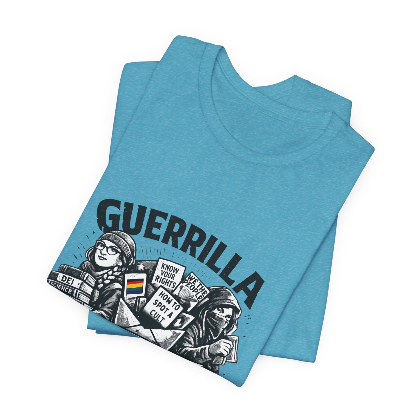 Guerrilla Educator T-Shirt — Vintage Protest Teacher Tee