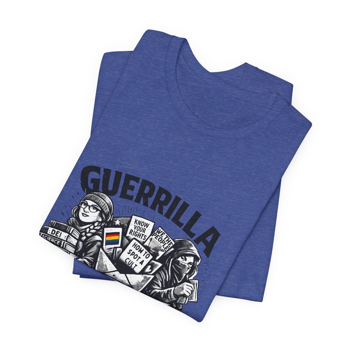Guerrilla Educator T-Shirt — Vintage Protest Teacher Tee