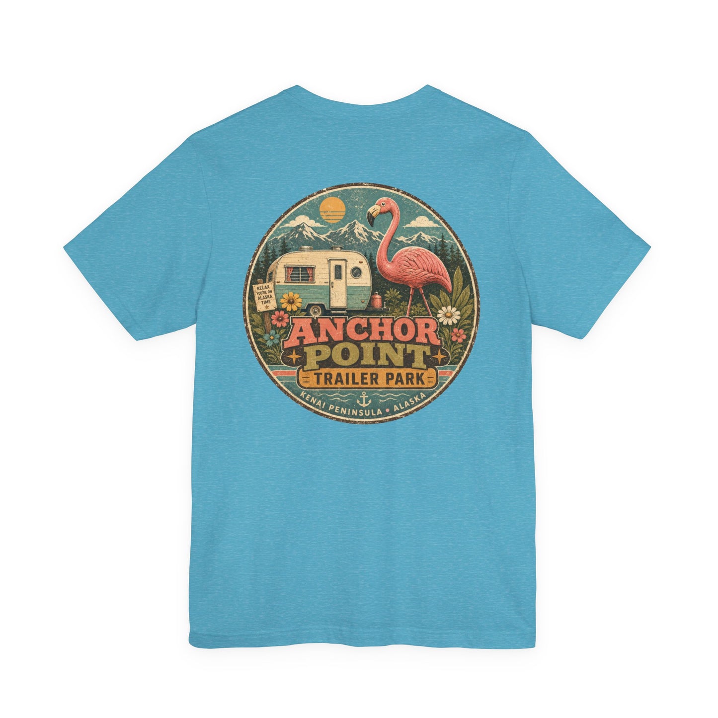 Anchor Point Trailer Park Flamingo Tee