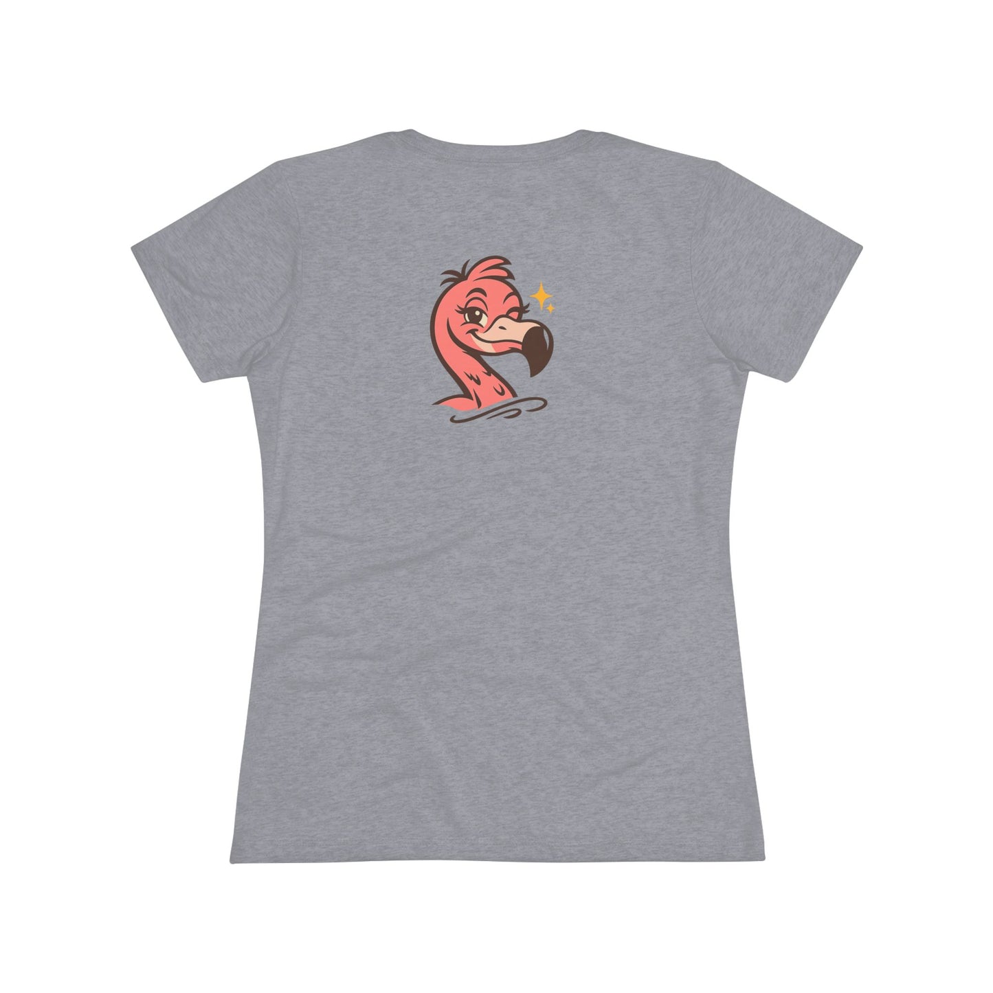 Anchor Point Trailer Park Flamingo Tee — Vintage Camper Graphic Women's T-Shirt