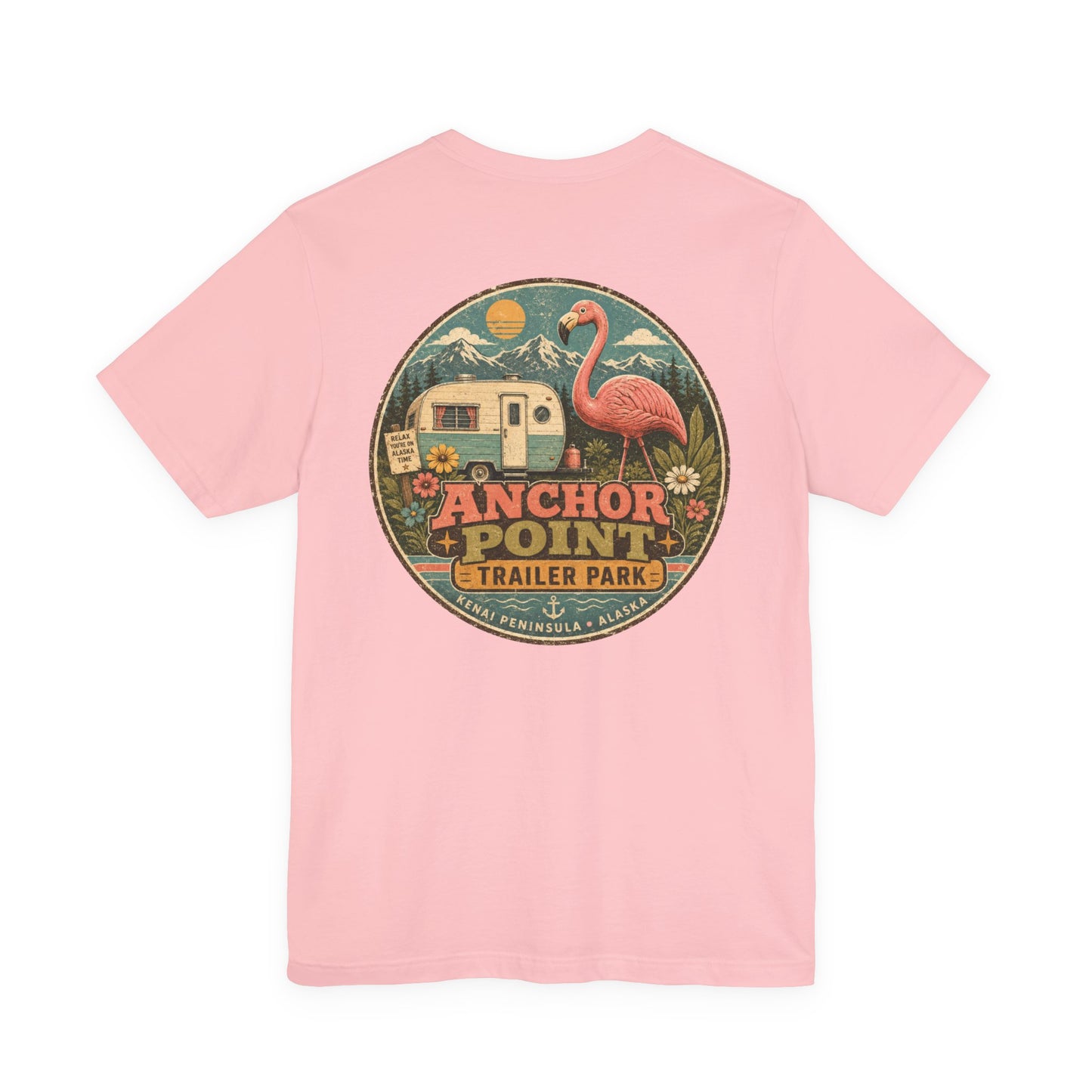 Anchor Point Trailer Park Flamingo Tee