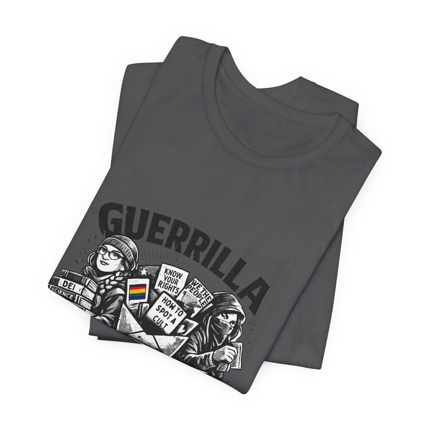 Guerrilla Educator T-Shirt — Vintage Protest Teacher Tee