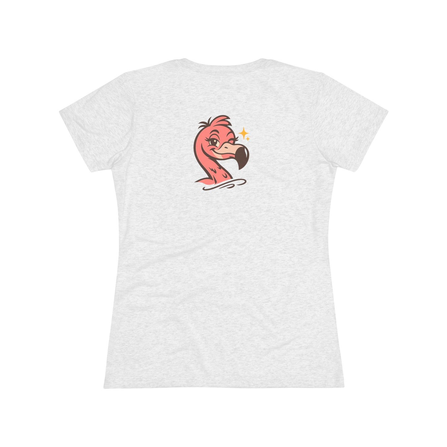 Anchor Point Trailer Park Flamingo Tee — Vintage Camper Graphic Women's T-Shirt