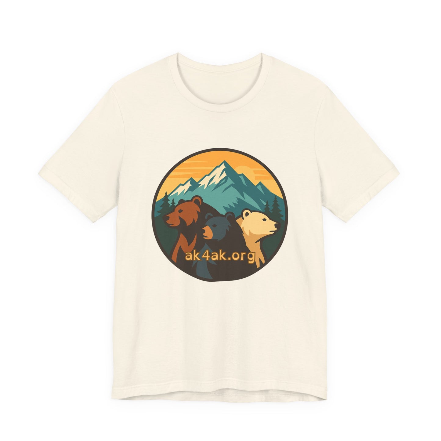Bear Family Mountain Tee — Alaska 4AK.org Outdoor Shirt