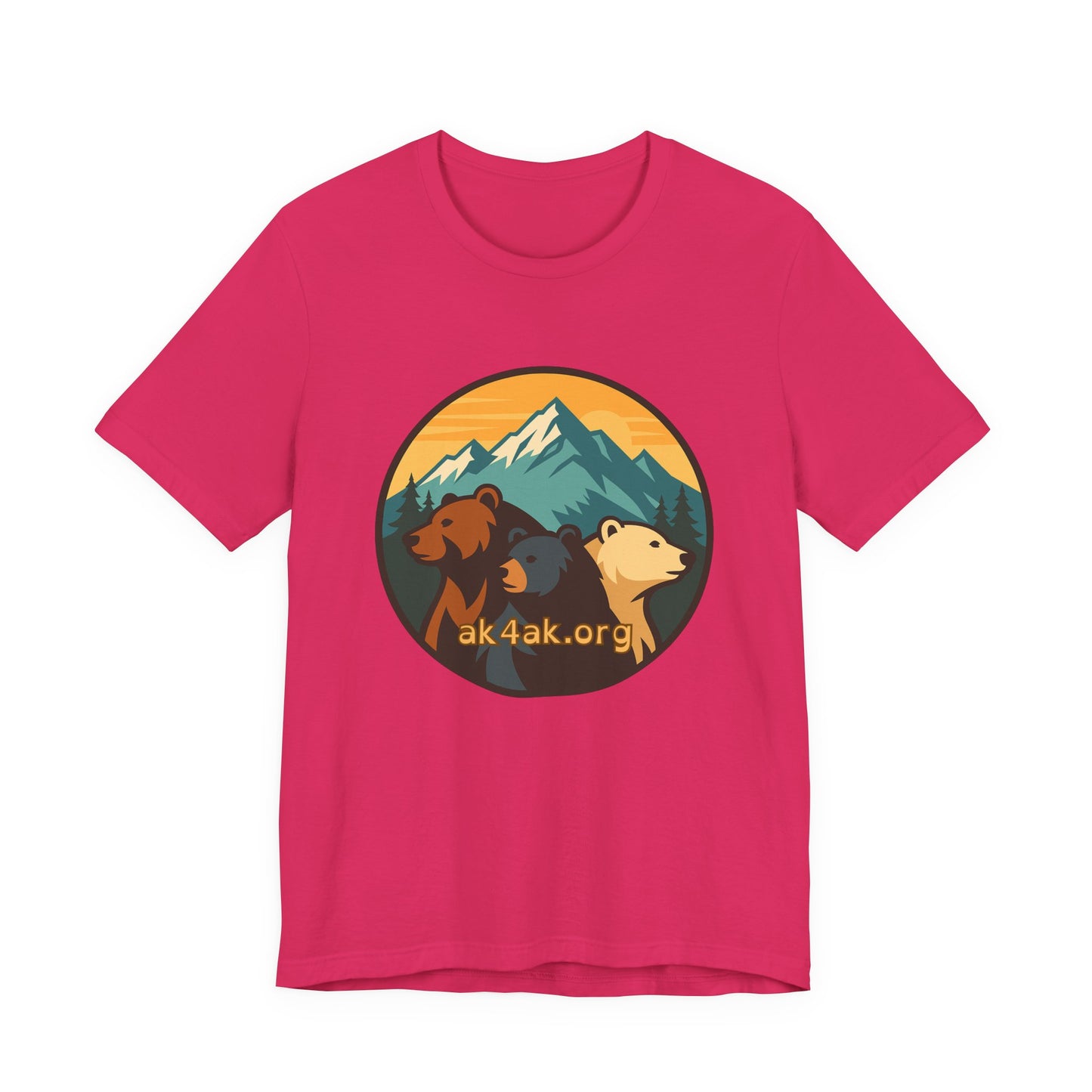 Bear Family Mountain Tee — Alaska 4AK.org Outdoor Shirt