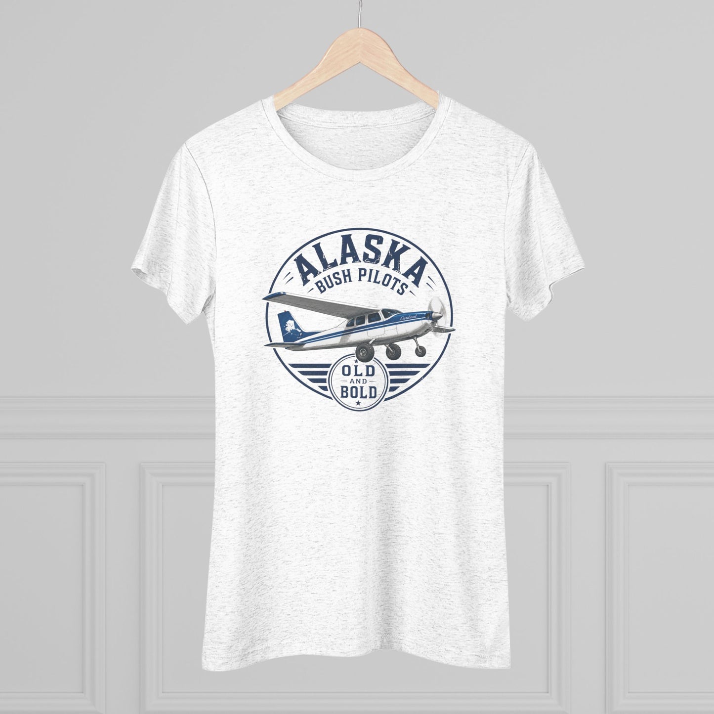 Alaska Bush Pilot Women's Tee — 'Old Bold' Airplane Graphic