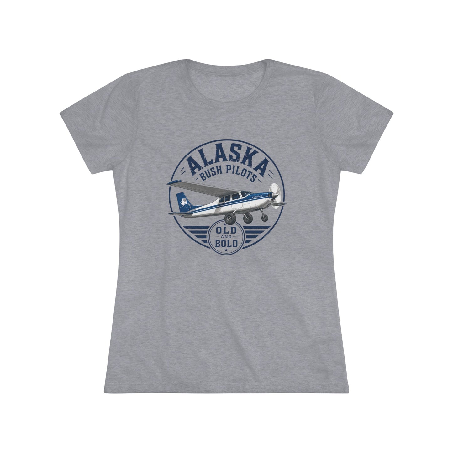 Alaska Bush Pilot Women's Tee — 'Old Bold' Airplane Graphic