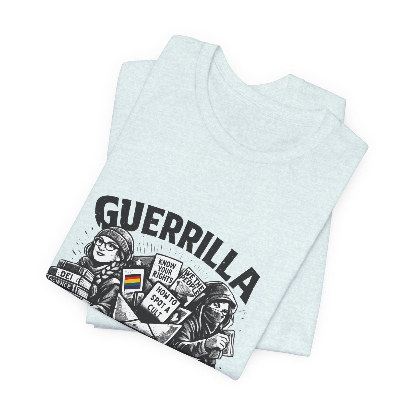 Guerrilla Educator T-Shirt — Vintage Protest Teacher Tee