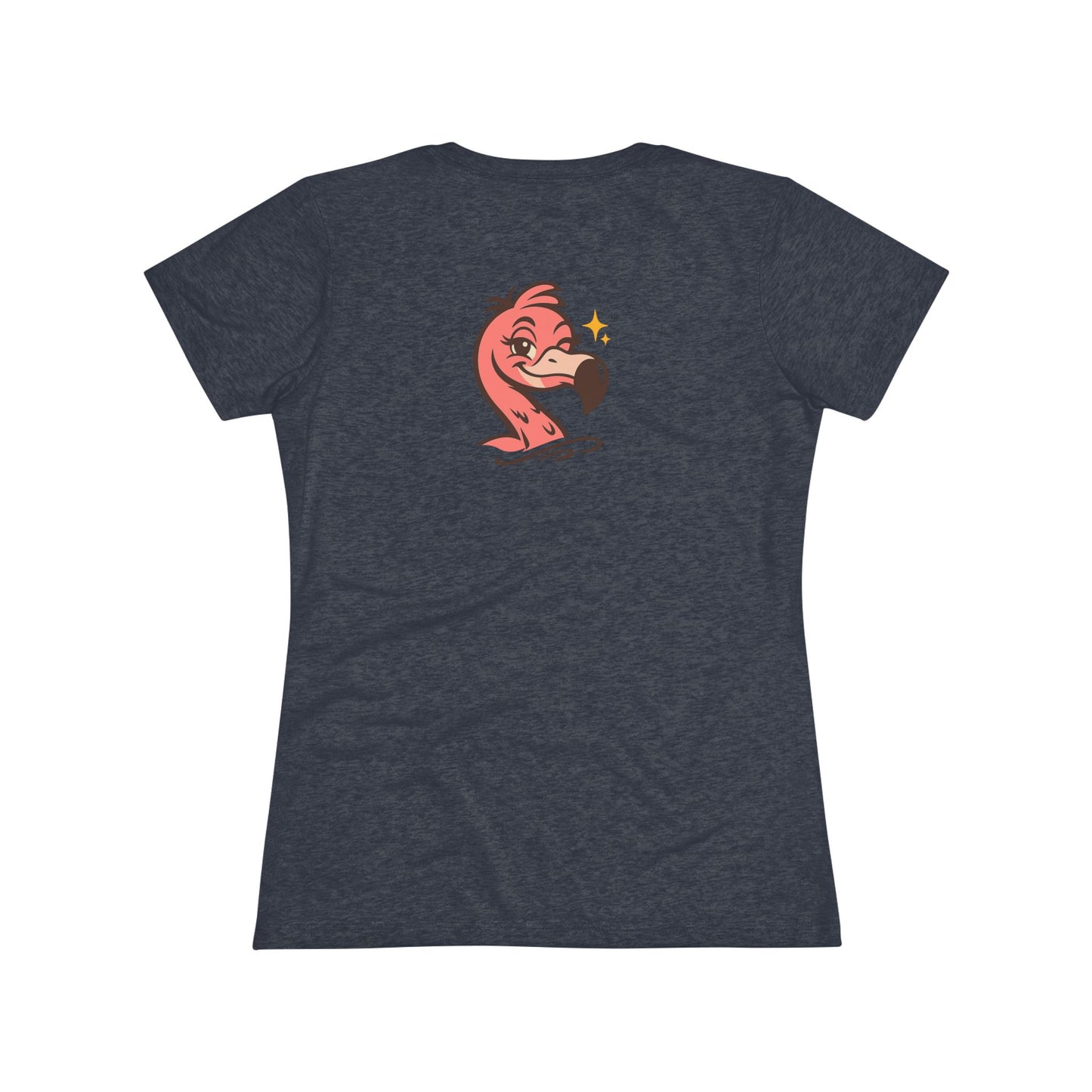 Anchor Point Trailer Park Flamingo Tee — Vintage Camper Graphic Women's T-Shirt