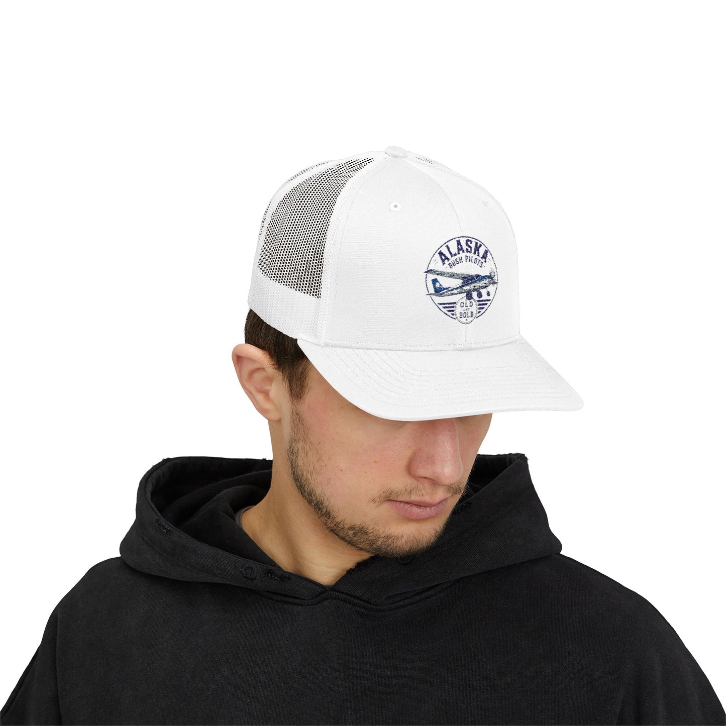 Alaska Bush Pilots Vintage Patch Snapback Trucker Cap