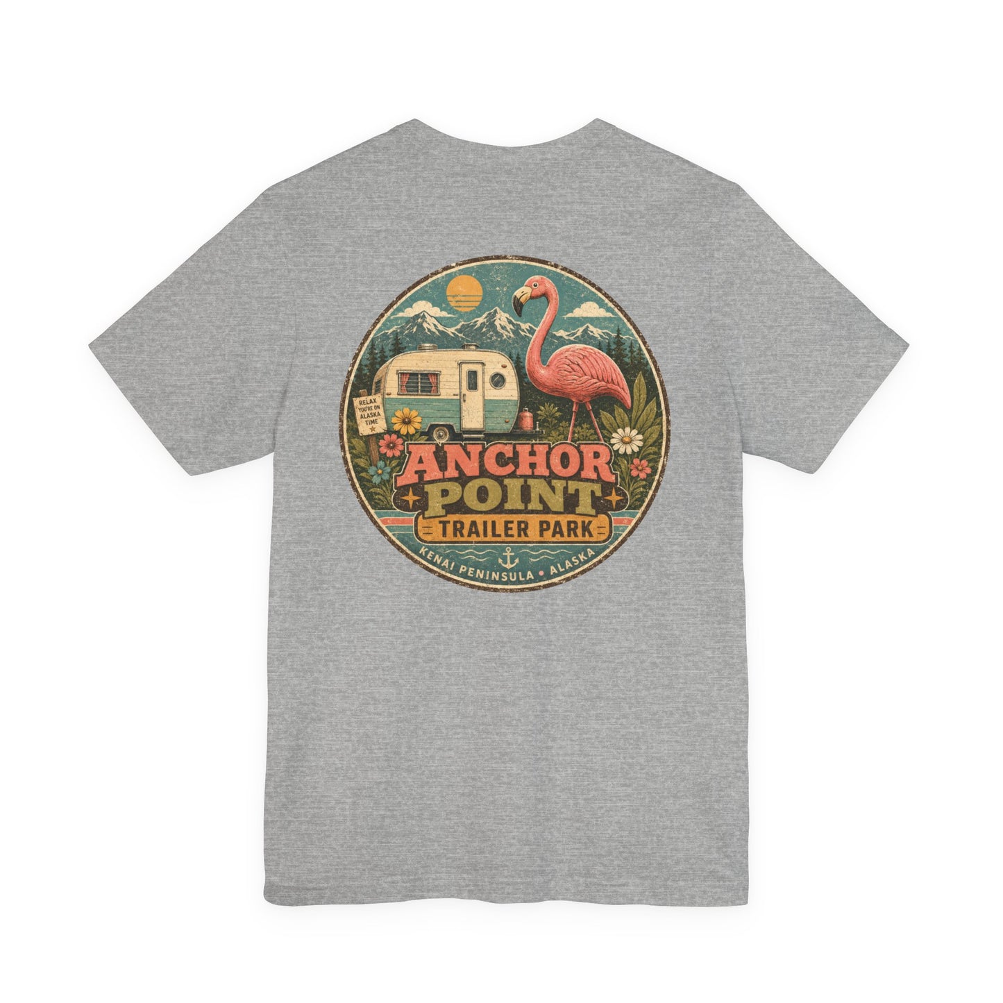 Anchor Point Trailer Park Flamingo Tee