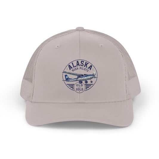 Alaska Bush Pilots Vintage Patch Snapback Trucker Cap