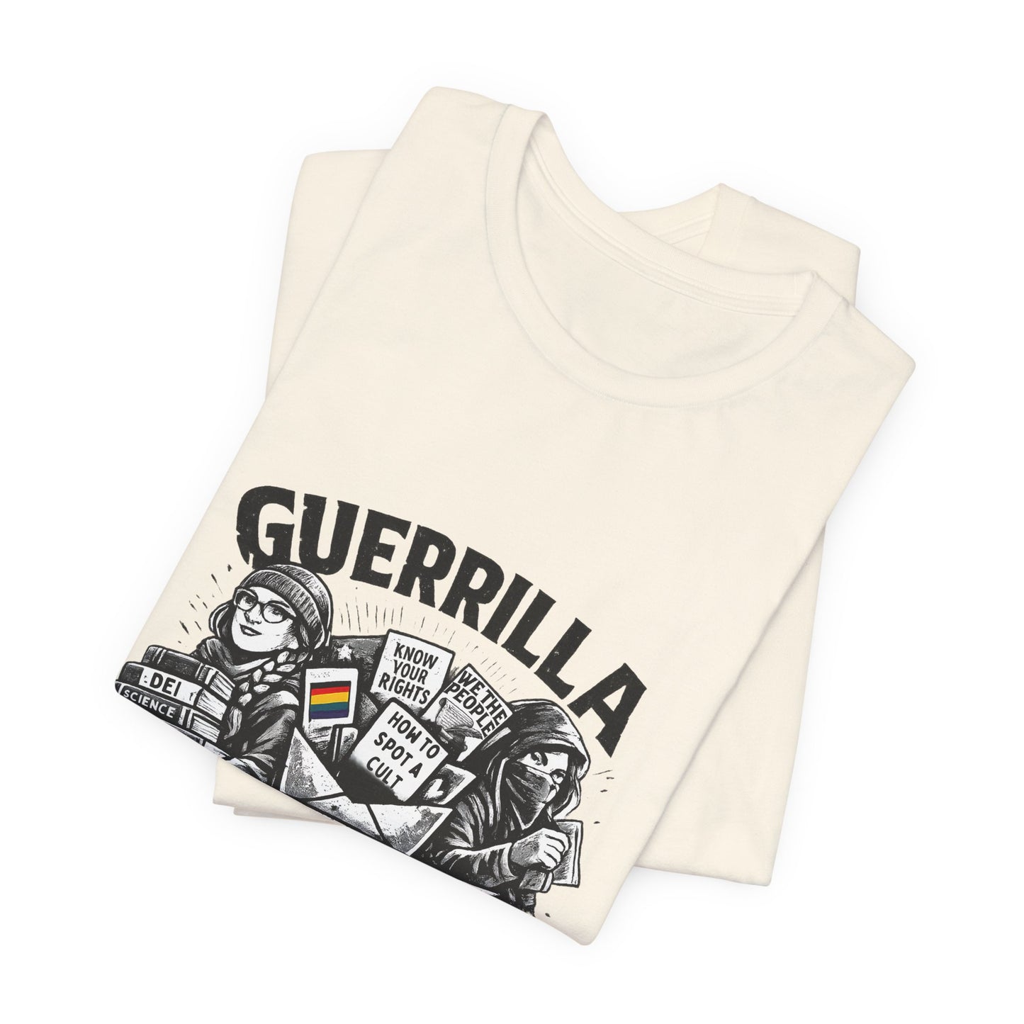 Guerrilla Educator T-Shirt — Vintage Protest Teacher Tee