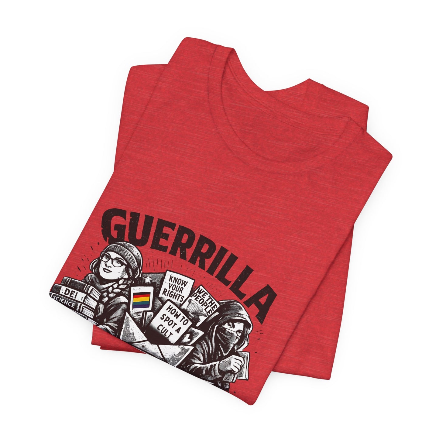 Guerrilla Educator T-Shirt — Vintage Protest Teacher Tee