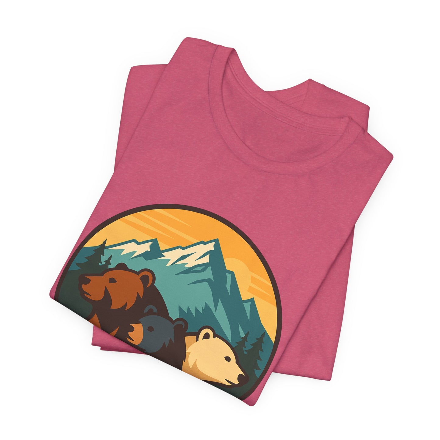 Bear Family Mountain Tee — Alaska 4AK.org Outdoor Shirt