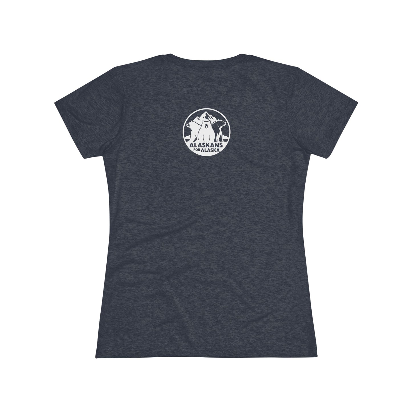 Women's Triblend Tee — Vintage Mountain Bears Graphic (AK4AK)