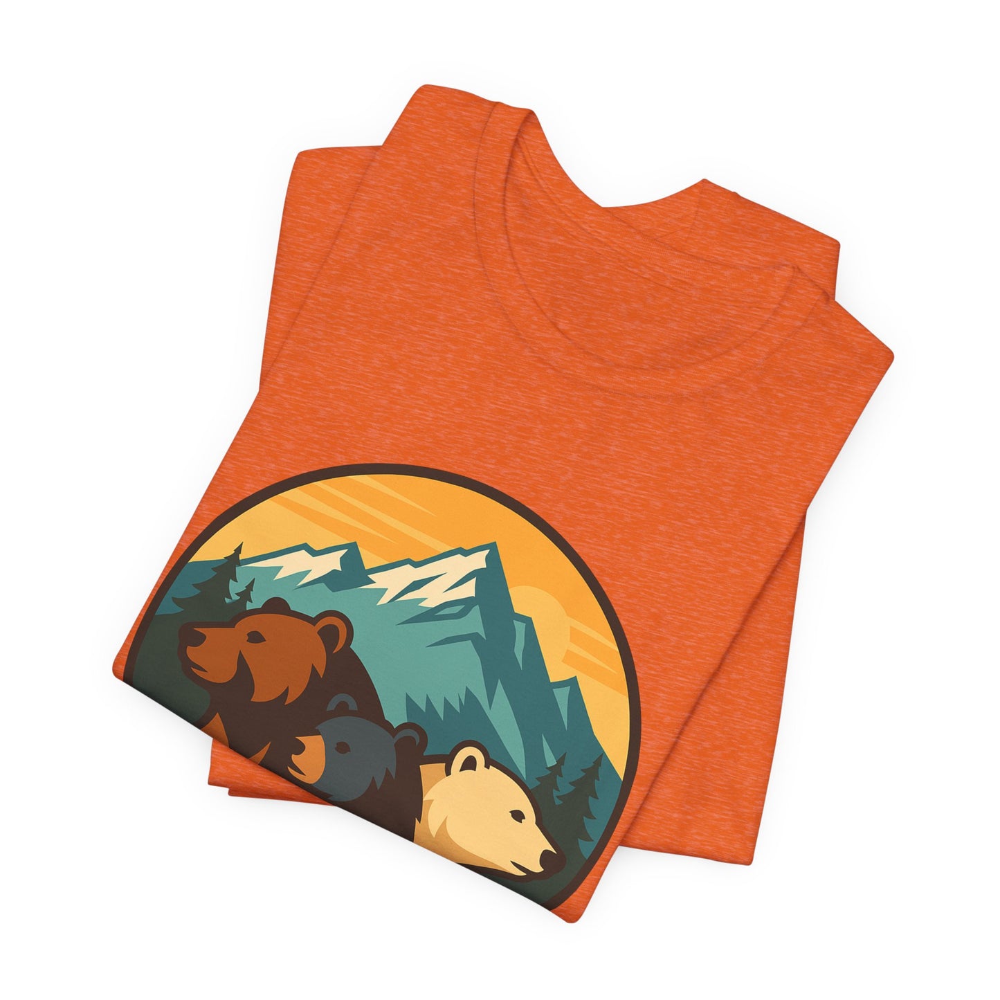 Bear Family Mountain Tee — Alaska 4AK.org Outdoor Shirt