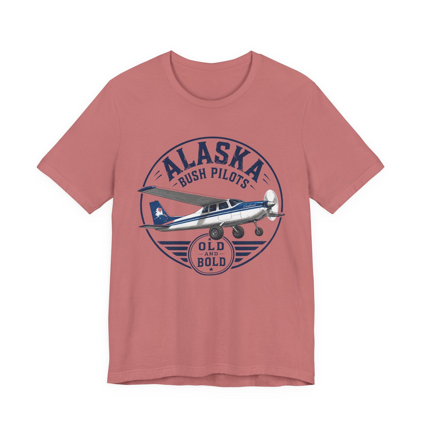 Alaska Bush Pilots 'Old and Bold' Plane Tee