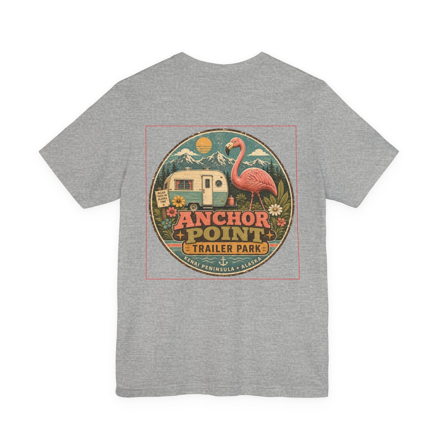 Anchor Point Trailer Park Flamingo Tee