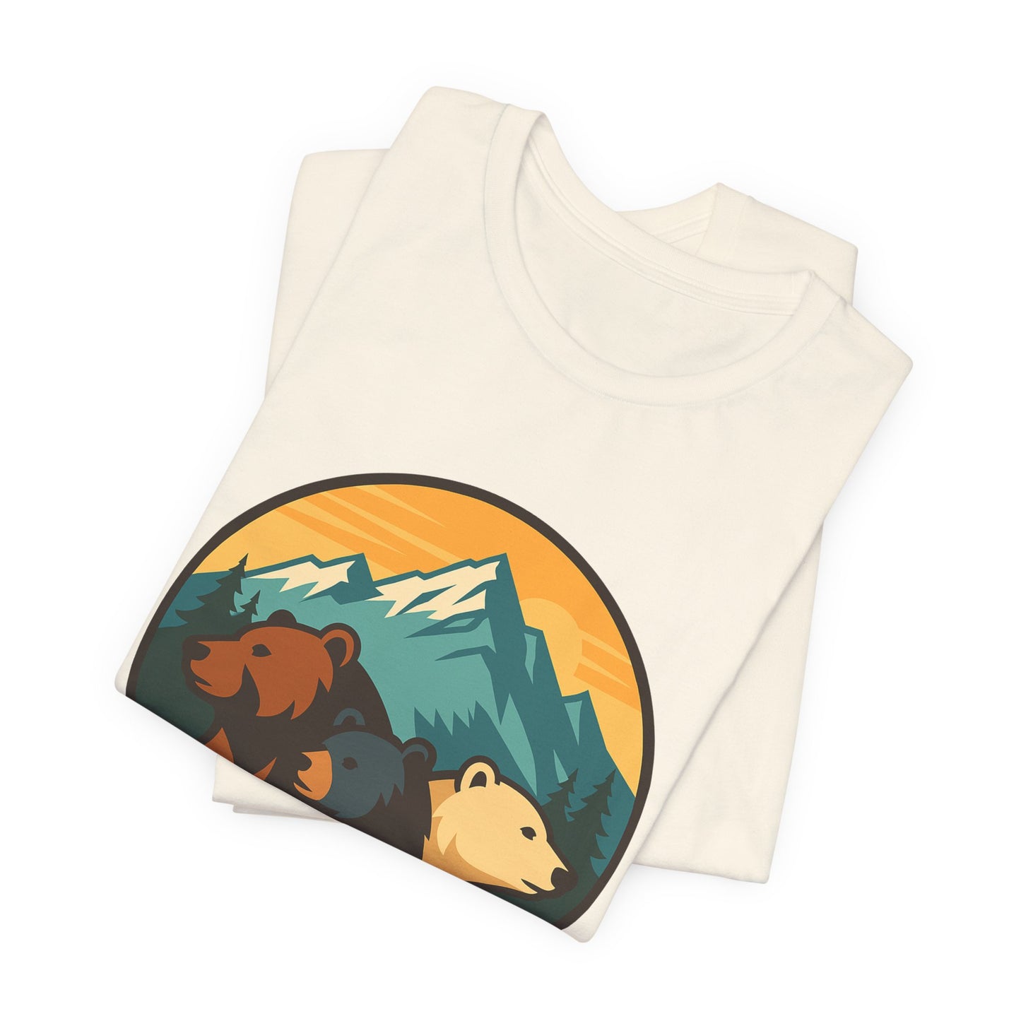 Bear Family Mountain Tee — Alaska 4AK.org Outdoor Shirt