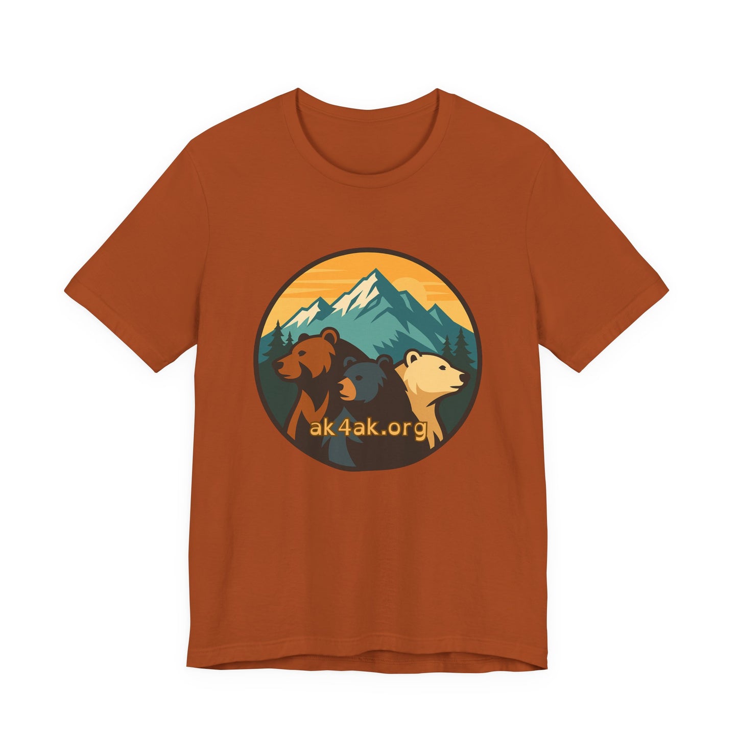 Bear Family Mountain Tee — Alaska 4AK.org Outdoor Shirt
