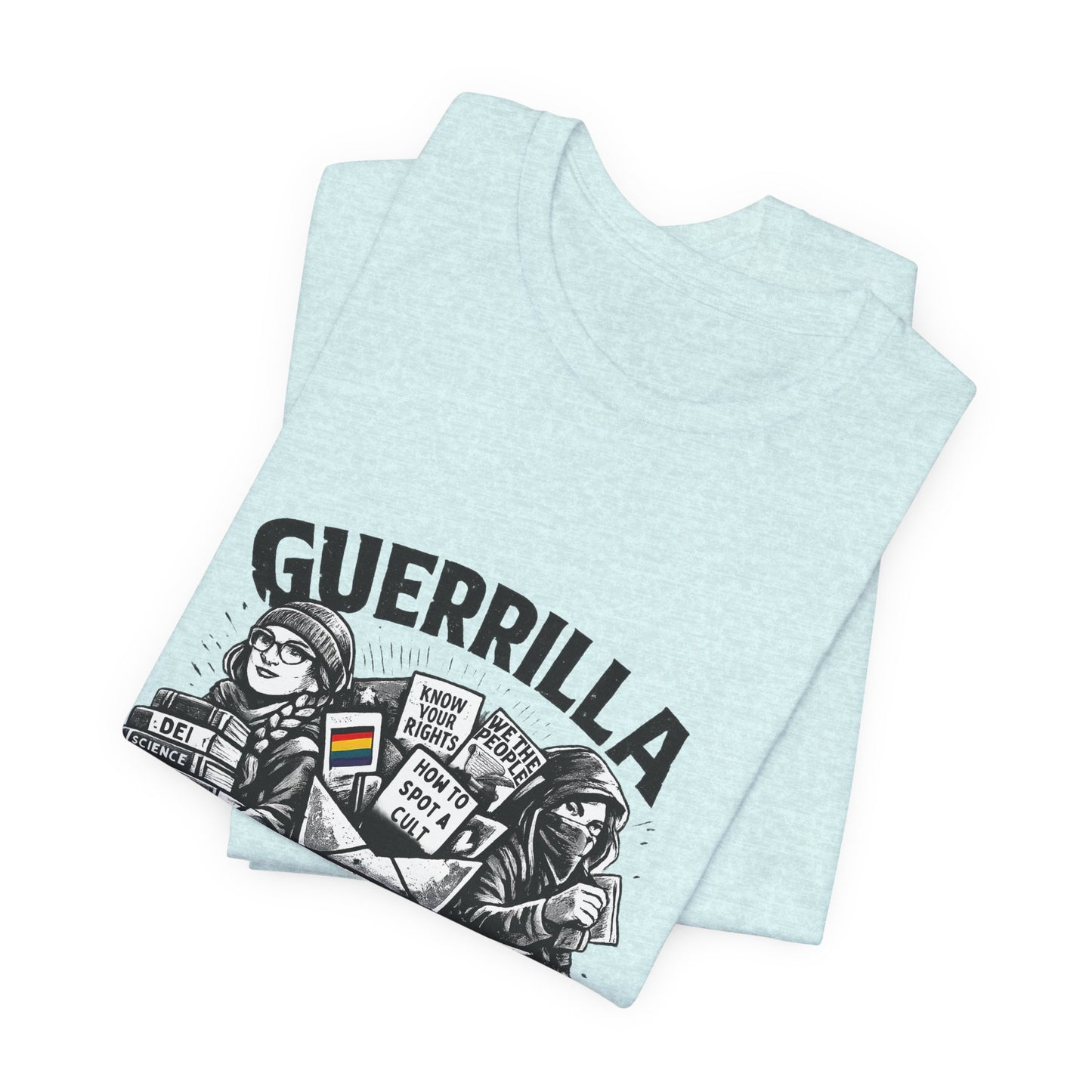 Guerrilla Educator T-Shirt — Vintage Protest Teacher Tee