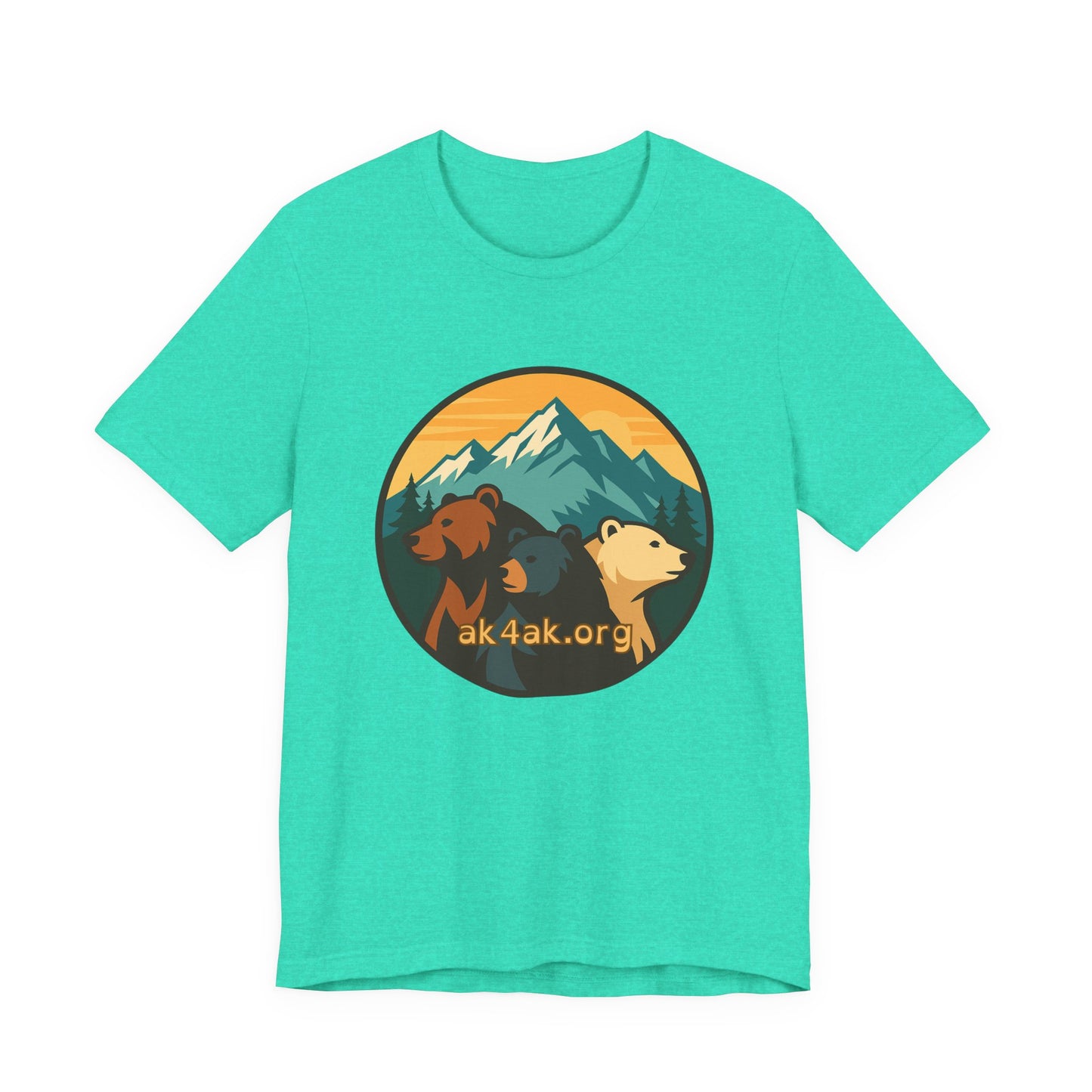 Bear Family Mountain Tee — Alaska 4AK.org Outdoor Shirt