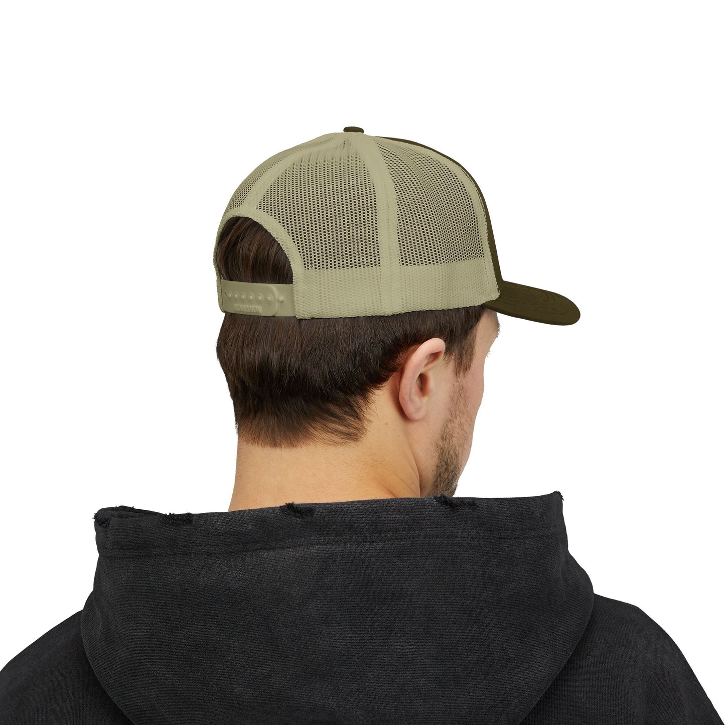 Trailer Park Snapback Trucker Cap — Anchor Point Vintage RV Patch Hat