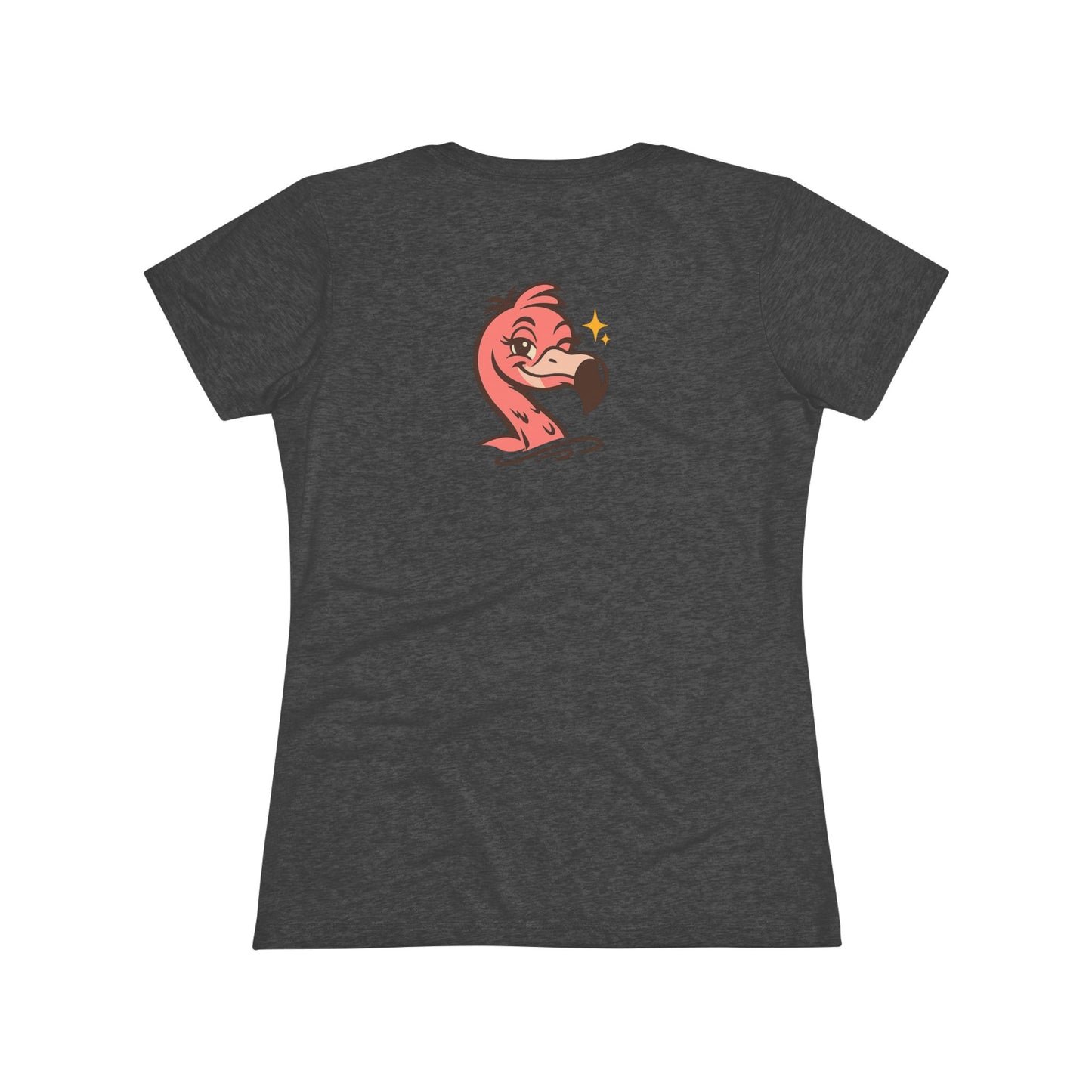 Anchor Point Trailer Park Flamingo Tee — Vintage Camper Graphic Women's T-Shirt