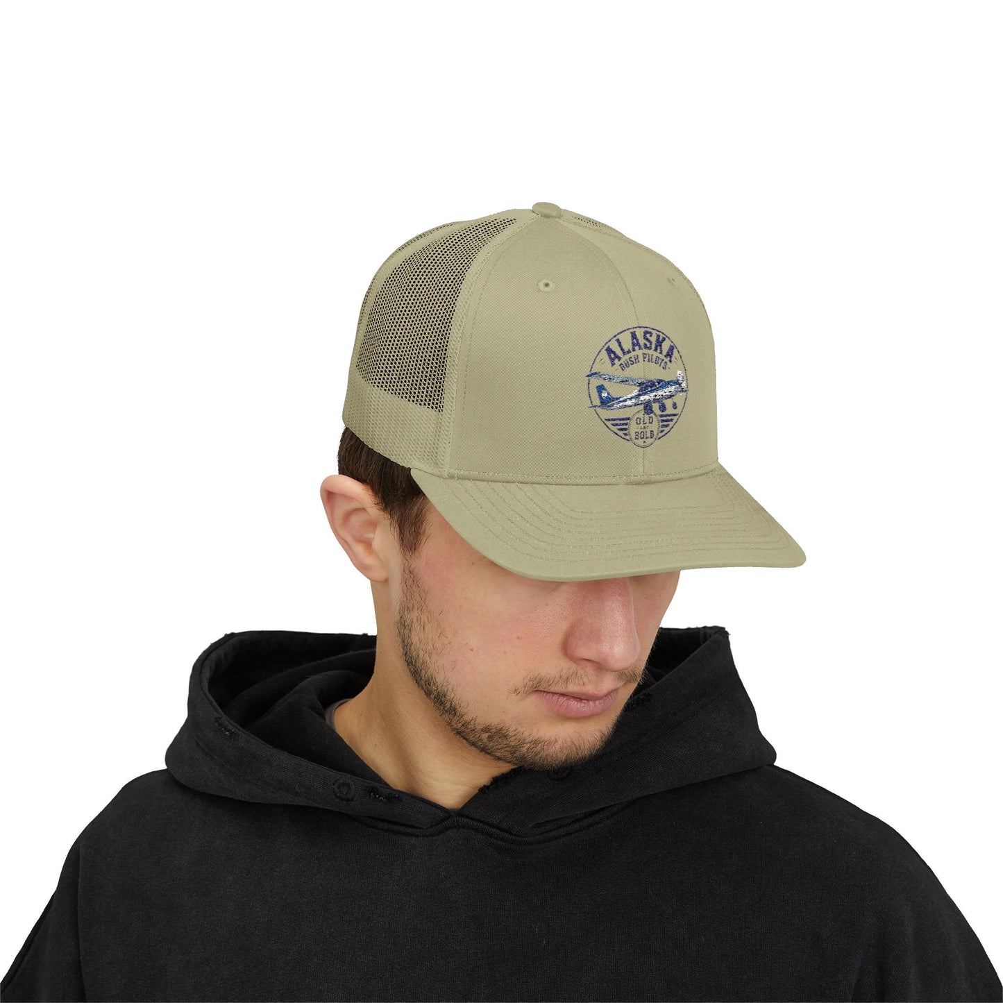 Alaska Bush Pilots Vintage Patch Snapback Trucker Cap