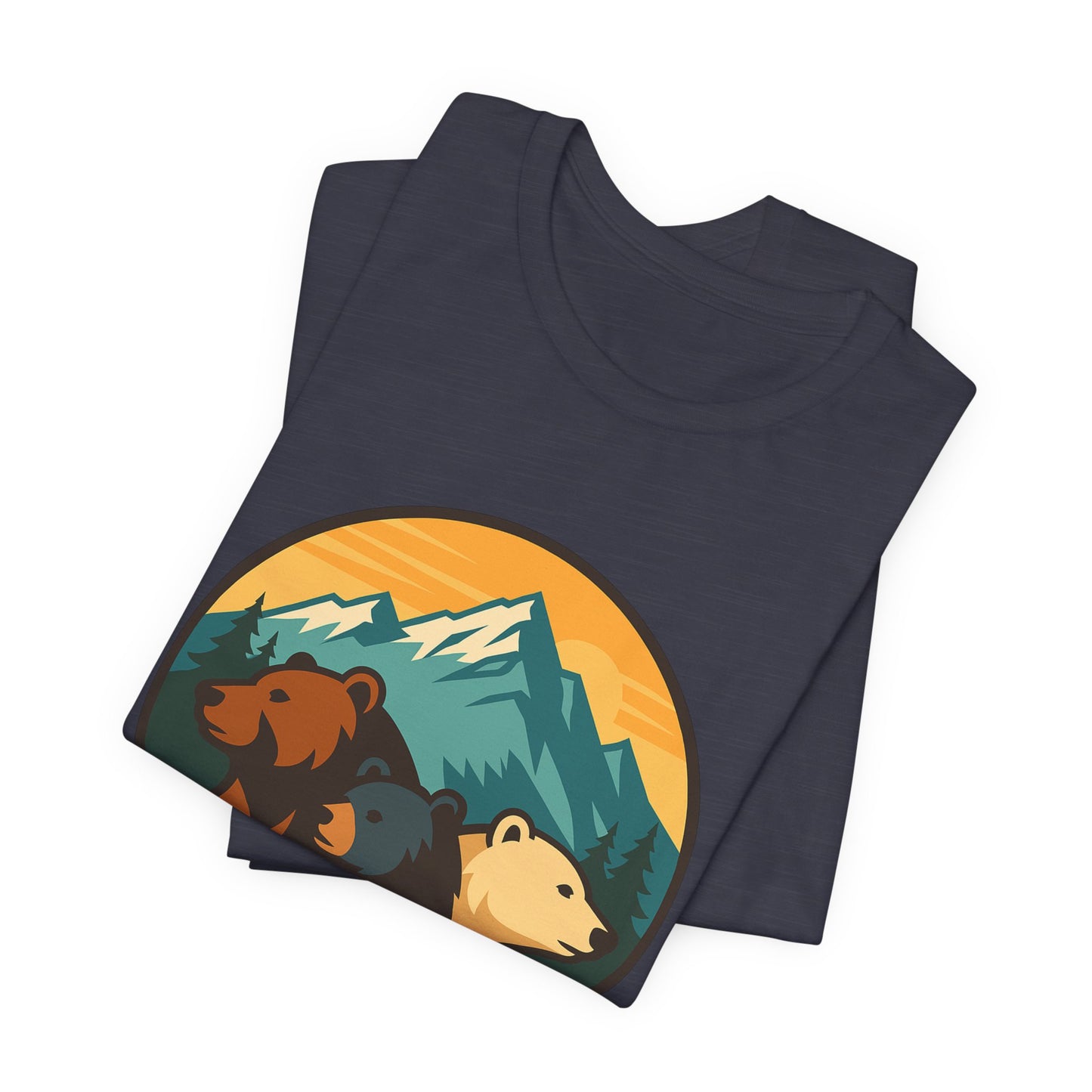 Bear Family Mountain Tee — Alaska 4AK.org Outdoor Shirt