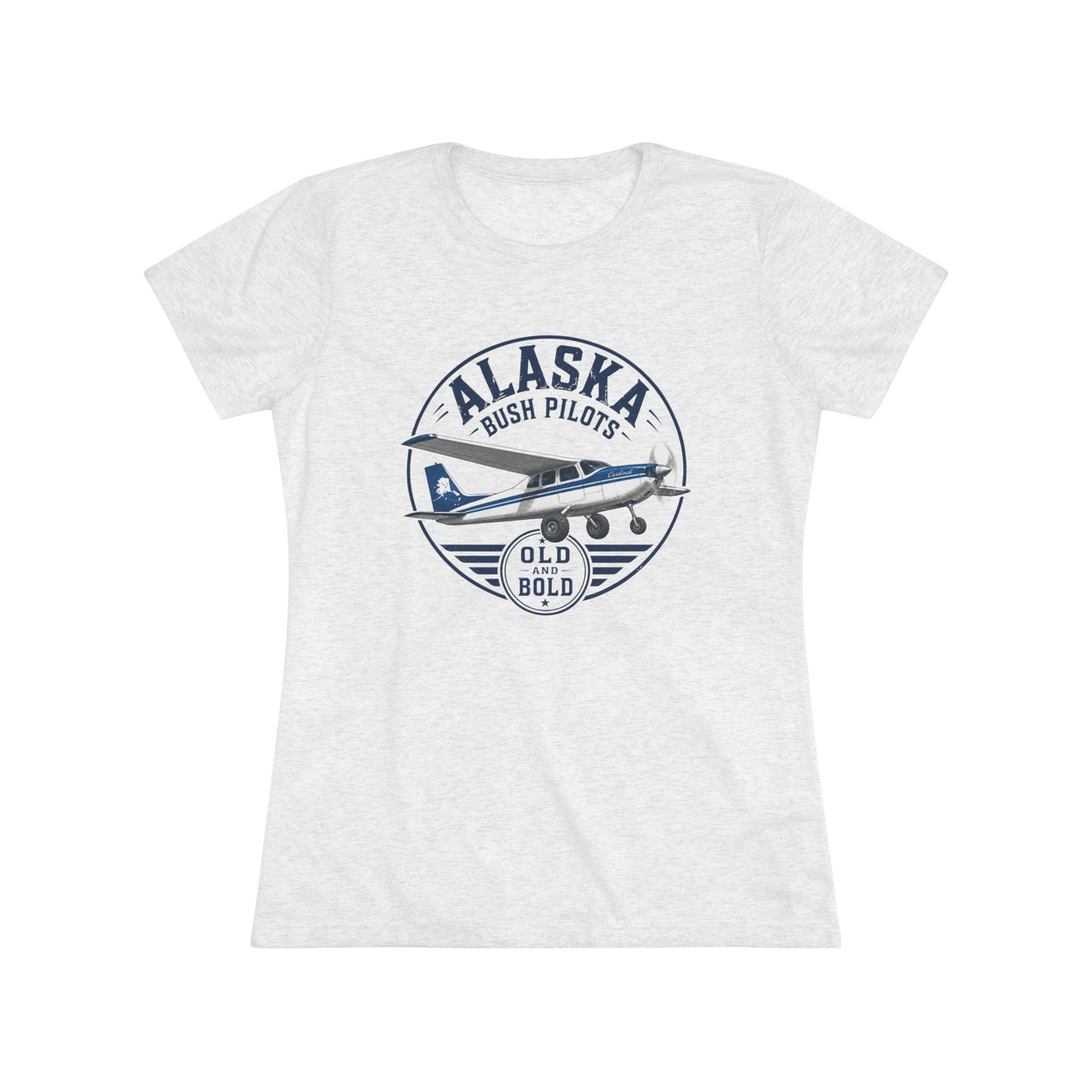 Alaska Bush Pilot Women's Tee — 'Old Bold' Airplane Graphic