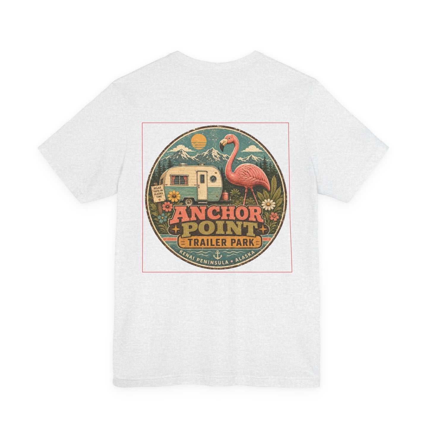 Anchor Point Trailer Park Flamingo Tee