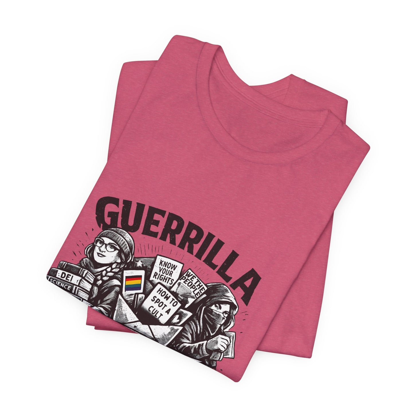 Guerrilla Educator T-Shirt — Vintage Protest Teacher Tee