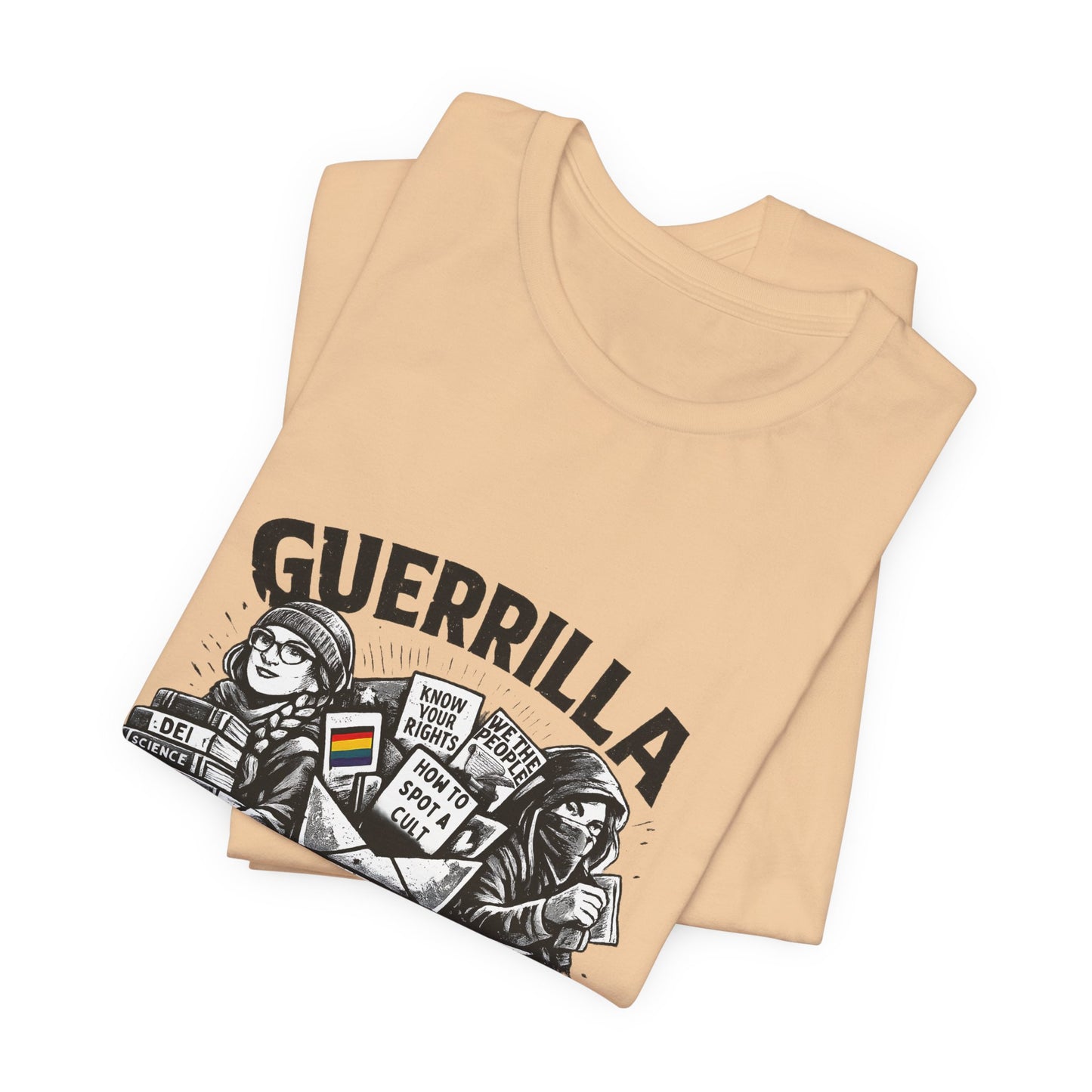 Guerrilla Educator T-Shirt — Vintage Protest Teacher Tee