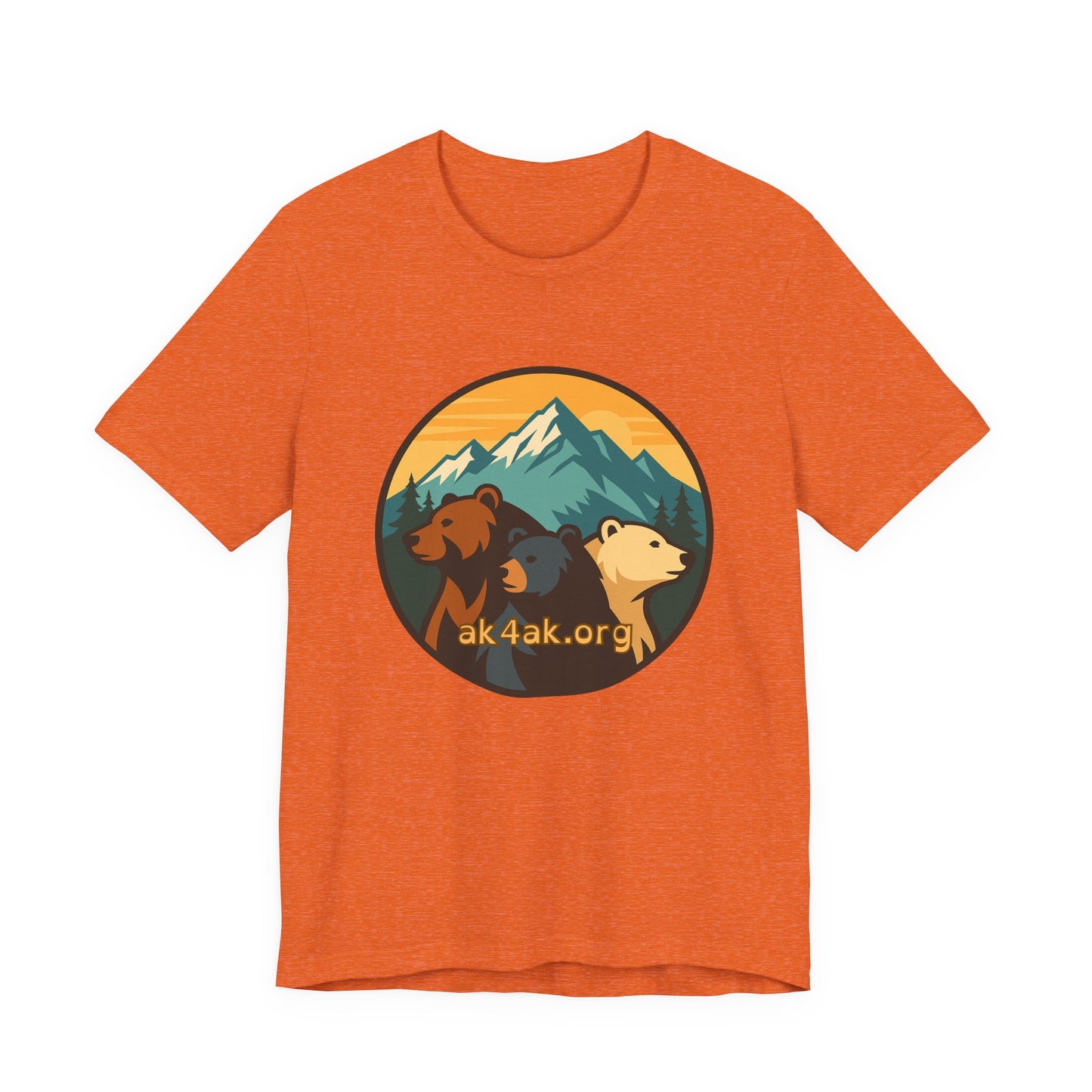 Bear Family Mountain Tee — Alaska 4AK.org Outdoor Shirt