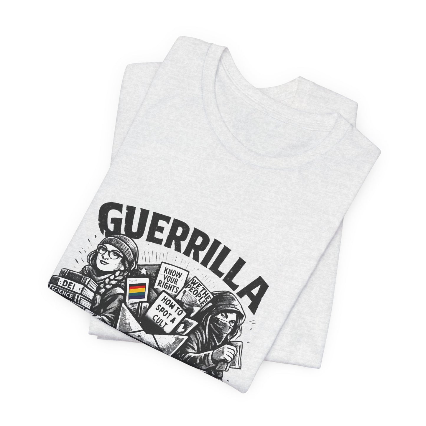 Guerrilla Educator T-Shirt — Vintage Protest Teacher Tee