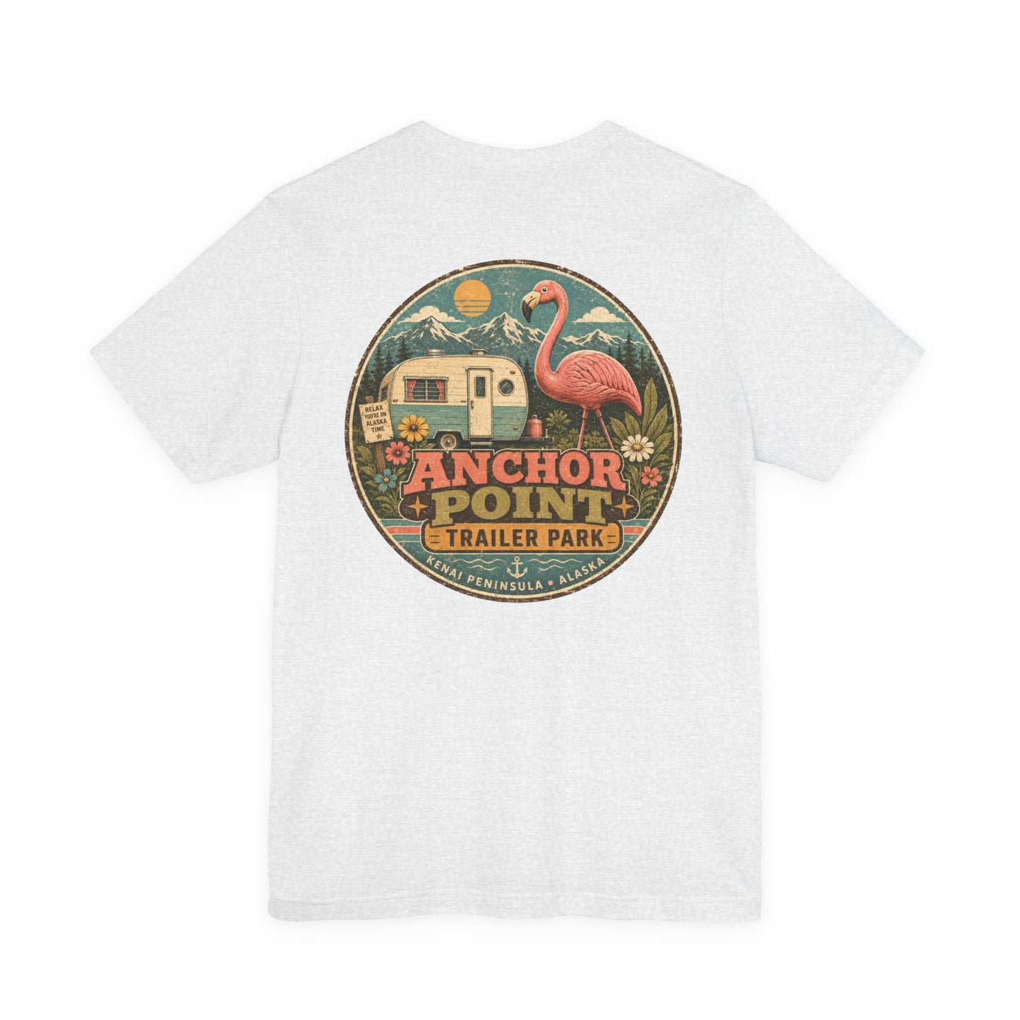 Anchor Point Trailer Park Flamingo Tee