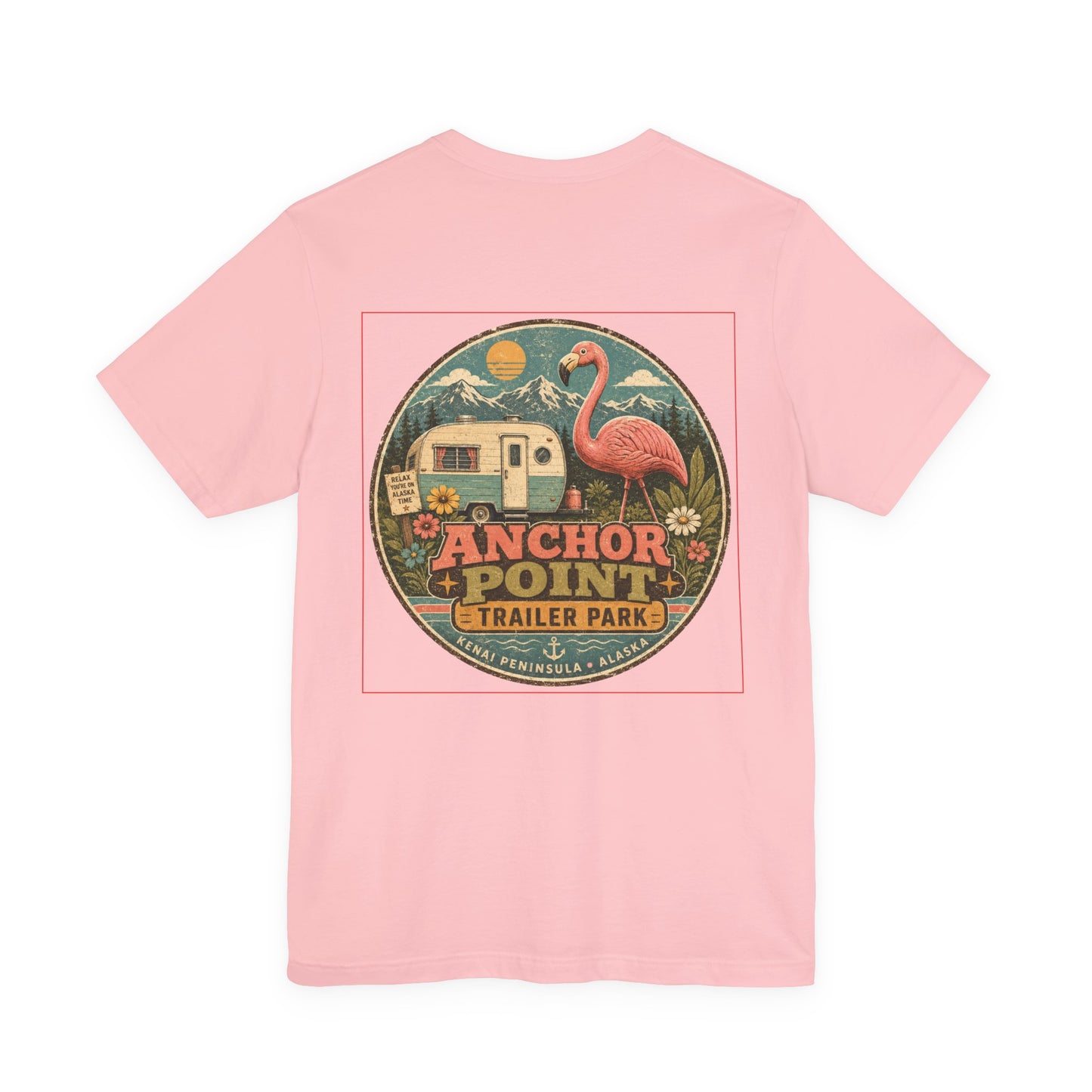 Anchor Point Trailer Park Flamingo Tee