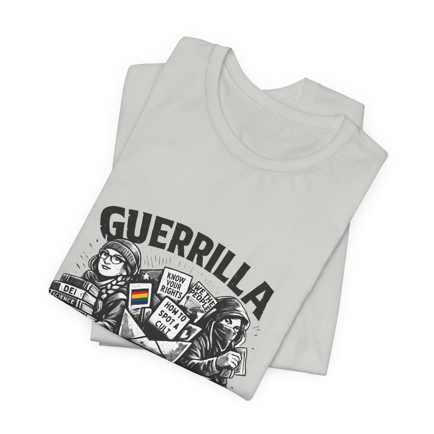 Guerrilla Educator T-Shirt — Vintage Protest Teacher Tee