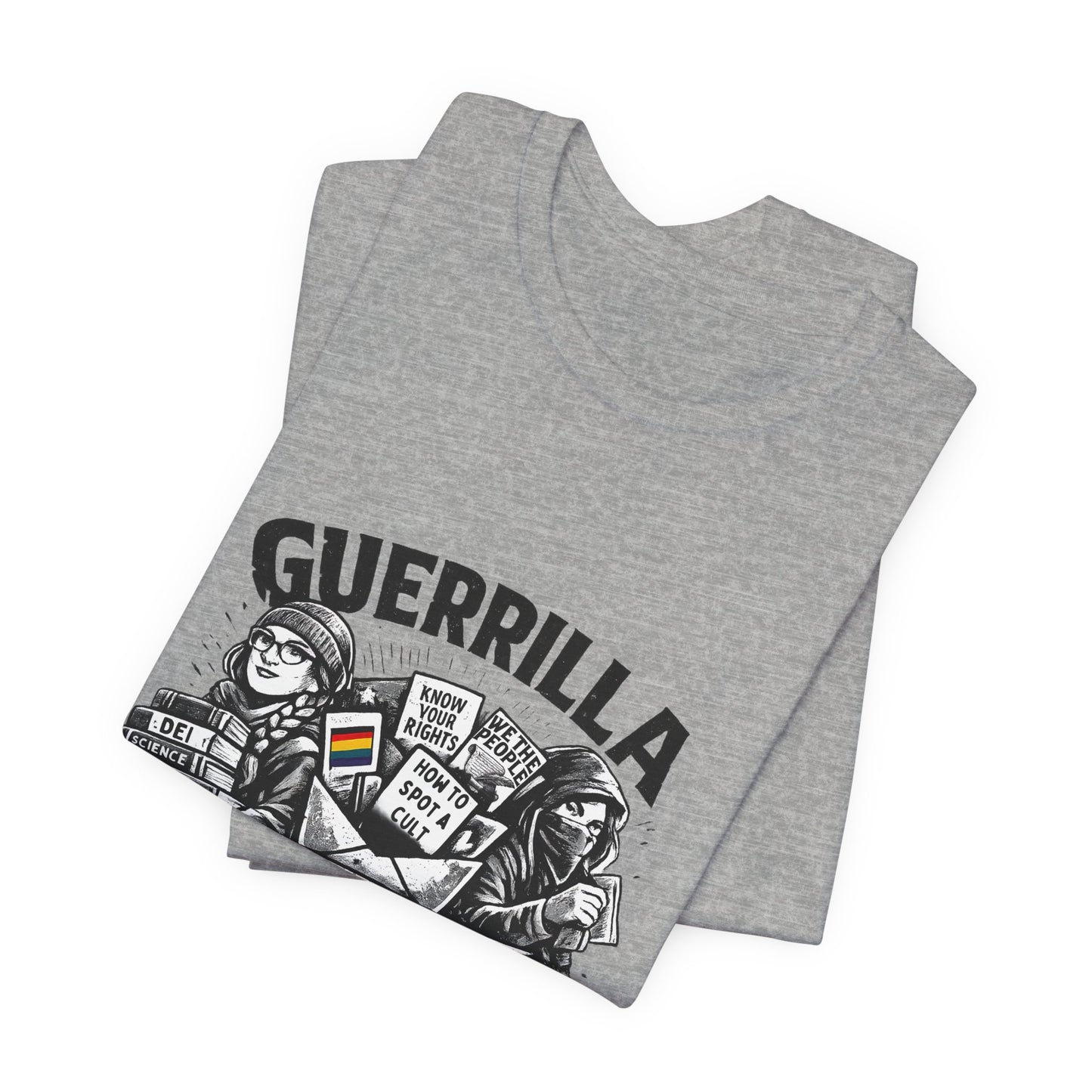 Guerrilla Educator T-Shirt — Vintage Protest Teacher Tee